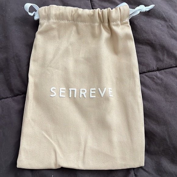 NWOT - Senreve Leather Star Charm + Dust Bag - Picture 4 of 5